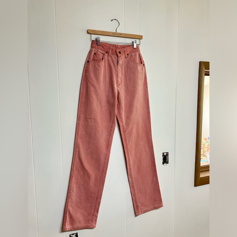 Vintage Lee jeans in dusty pink